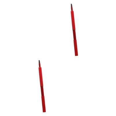 FRCOLOR 2pcs Nylon Fiber Retractable Lip Brush Makeup Tool Kit Portable Fiber Brush Makeup