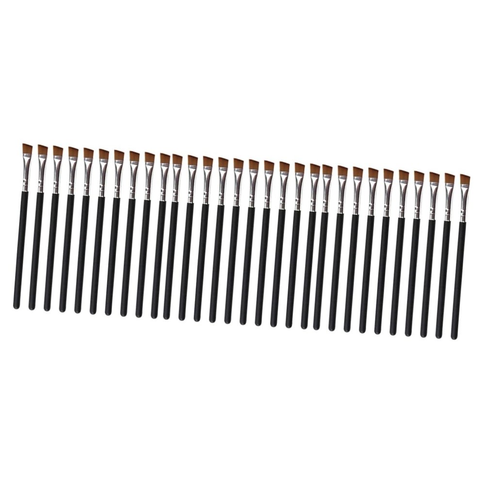 FRCOLOR 30pcs Portable Mini Makeup Brushes Eyebrow Combs Brow Makeup Tools Brush for Home Shop Salon