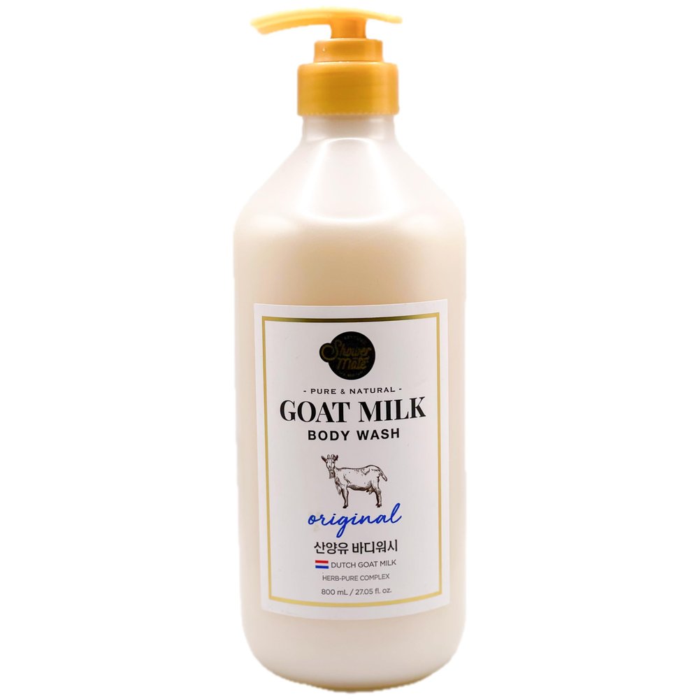 Generic Shower Mate Goat Milk Body Wash Original, 800 mL / 27.05 fl. oz. (Baby Powder)