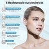 Blackhead Remover Pore Vacuum for Face & Nose  Deep Cleansing Blackhead Remover Tools with 3 Suction Levels, 5 Replaceable Tips, USB Rechargeable Pore Cleaner view 4