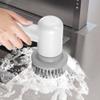 Electric Spin Scrubber Electric Cleaning Brush Cordless Power Scrubber with 3 Replaceable Brush Heads Handheld Power Shower Scrubber for Bathtub, Floor, Wall, Tile, Toilet, Window, Sink - White view 2