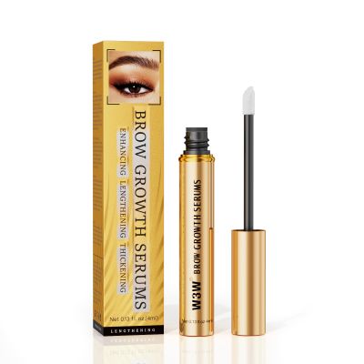 W3W Eyebrow Growth Serum Clinically Proven Peptide Brow Enhancer for Fuller, Thicker Brows With Myristoyl Pentapeptide-4 & Botanical Extracts Prostaglandin-Free, Safe for Sensitive Skin (5ml)