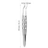 NinthAvenue Basics Meibomian Gland Expressor, Premium Stainless Steel Eye Stye Remover Forceps Face Care Eyelid Massage Tweezers for Dry Eyes Dredge Gland Secretory Duct of Eyelid (Rectangle Tip) view 2