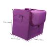 1pc Organizer Storage Multi-Layer Multifunction Exquisite Tools Layers Cosmetic Travel Case, Purple, 29x21cm view 2