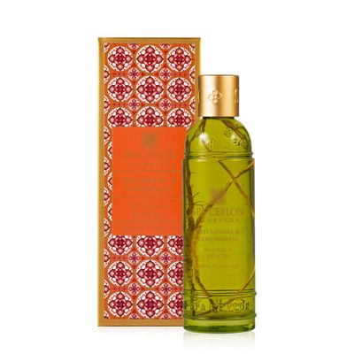 SPA CEYLON Red Sandal and Lemongrass Massage and Bath Oil | Natural Massage Oil