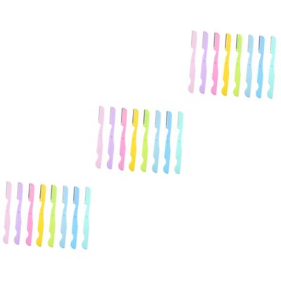 Mipcase 24pcs Eyebrow for Women Portable Eyebrow Trimmers Gentle Design for Safe Hair Removal Compact Beauty Tool