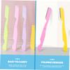 Mipcase 24pcs Eyebrow for Women Portable Eyebrow Trimmers Gentle Design for Safe Hair Removal Compact Beauty Tool view 3