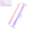 dxfiuyio 4Pcs Eyebrow Wax Sticks Silicone Wax Stick Non-Stick Small Wax Sticks Eyebrow Waxing Sticks Wax Spatula Reusable Wax Sticks for Home Salon Body Use view 4