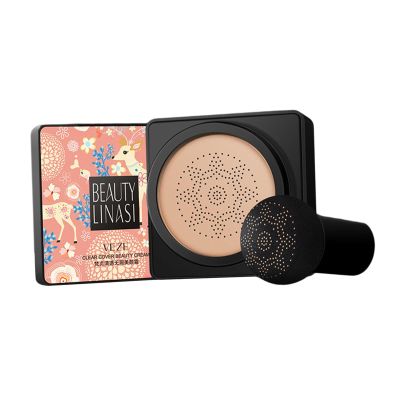 Almencla BB Cream Face Makeup Foundation, Head Liquid Foundation Cream with, Makeup Sponges Moisturizing BB Cream, Style B