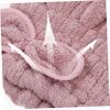 DOITOOL 2pcs Hair Drying Cap Fast Absorbent Coral Fleece Shower Caps for Quick Drying for Wet Hair Bathing and Daily view 4