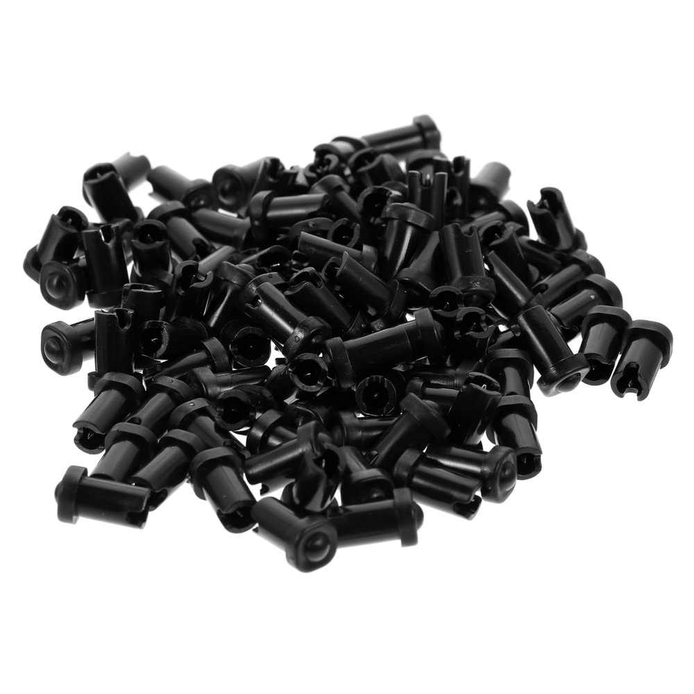 Mipcase 300pcs Blocking Eyelash Glue Bottle Needles Compact Nozzle Pin Tools for Eyelash Extensions for Salons and Home Use