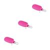 NOLITOY 3pcs Portable Essential Oil Case Key Oil Bag Handle Travel-friendly Storage Roller Bottle Holder Zippers Stylish view 1