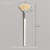 APPEARUS Natural Boar Bristle Facial Fan Brush Long Handle Esthetician Mask & Peel Applicator, Spa Tool, 8.25" Wood Handle (1 Pc) view 2