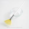 APPEARUS Natural Boar Bristle Facial Fan Brush Long Handle Esthetician Mask & Peel Applicator, Spa Tool, 8.25" Wood Handle (1 Pc) view 3