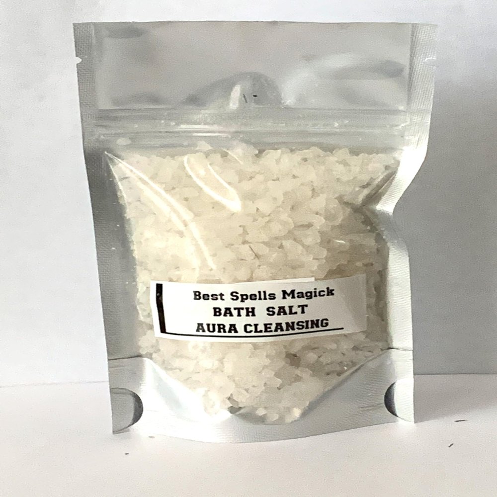 Aura Cleansing Chakra Balancining Salt Bath  Purify Your Energy & Raise Your Vibration by Best Spells Magick