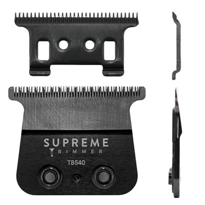 Supreme Trimmer Replacement Deep Tooth T-Blade TB540 | 0 Gap Adjustable, DLC Coated Stainless Steel Trimmer Blade for Recharge ST777
