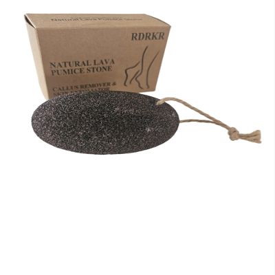 RDRKR Pumice Stone Foot and Hand Scrubber - Natural Lava Stone for Callus Remover, Foot Exfoliation, Hand Scrub, Pedicure Tool, Dry Skin Remover, Promote Healthy Foot and Hand Care (Brown)