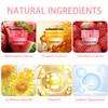 3 Pcs Bee Lip Balm Honey Pot, Honey Strawberry Watermelon Lip Mask Overnight, Moisturizing Sleeping Lip Mask, Hydrate Repair Prevent Dry Cracked Lip Care (Honey+Strawberry+Watermelon) view 2