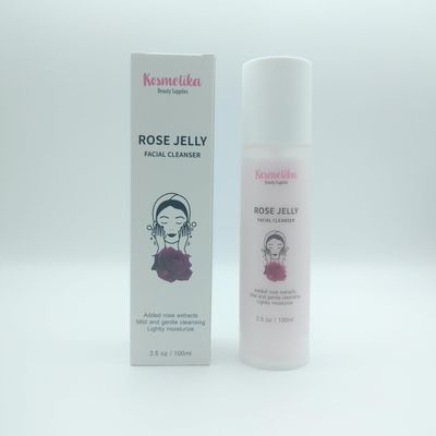 Kosmetika Beauty Supplies | Rose Jelly Facial Cleanser | Gentle Purifying and Hydrating Gel | Rose Extracts Added | Mild and Delicate Texture | 50g | All Skin Types | | Skin Glow
