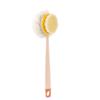 1PCS Double-Sided Scrub,Long Handle Shower Brush Soft Hair Shower Brushes Exfoliator Skin Cleaning Brush(Brush,Pink) view 1