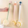 1PCS Double-Sided Scrub,Long Handle Shower Brush Soft Hair Shower Brushes Exfoliator Skin Cleaning Brush(Brush,Pink) view 4