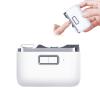 MISSCHILI Electric Toenail Clipper, 2-in-1 Cutting and Grinding Automatic Nail Clipper, 2-Speed Electric Nail Trimmer with LED Light, Electric Nail Clippers for Kids, Adults, Elderly (A), White view 1