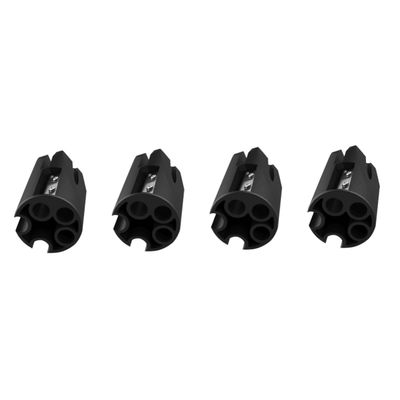 Mipcase 4pcs Brow Pencil Sharpener Tool for Women Compact and Multi-Functional Eyebrow Cosmetic Sharpener Easy to Carry and Use for Home Office and School Makeup Needs