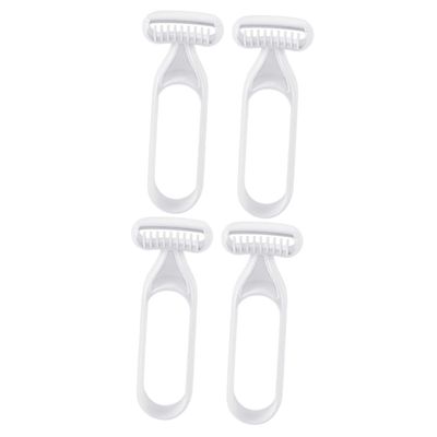 Mipcase 4pcs Women Hair Trimmer Body Hair and Armpit Razor for Legs Bikini Line Wet Shaving Travel