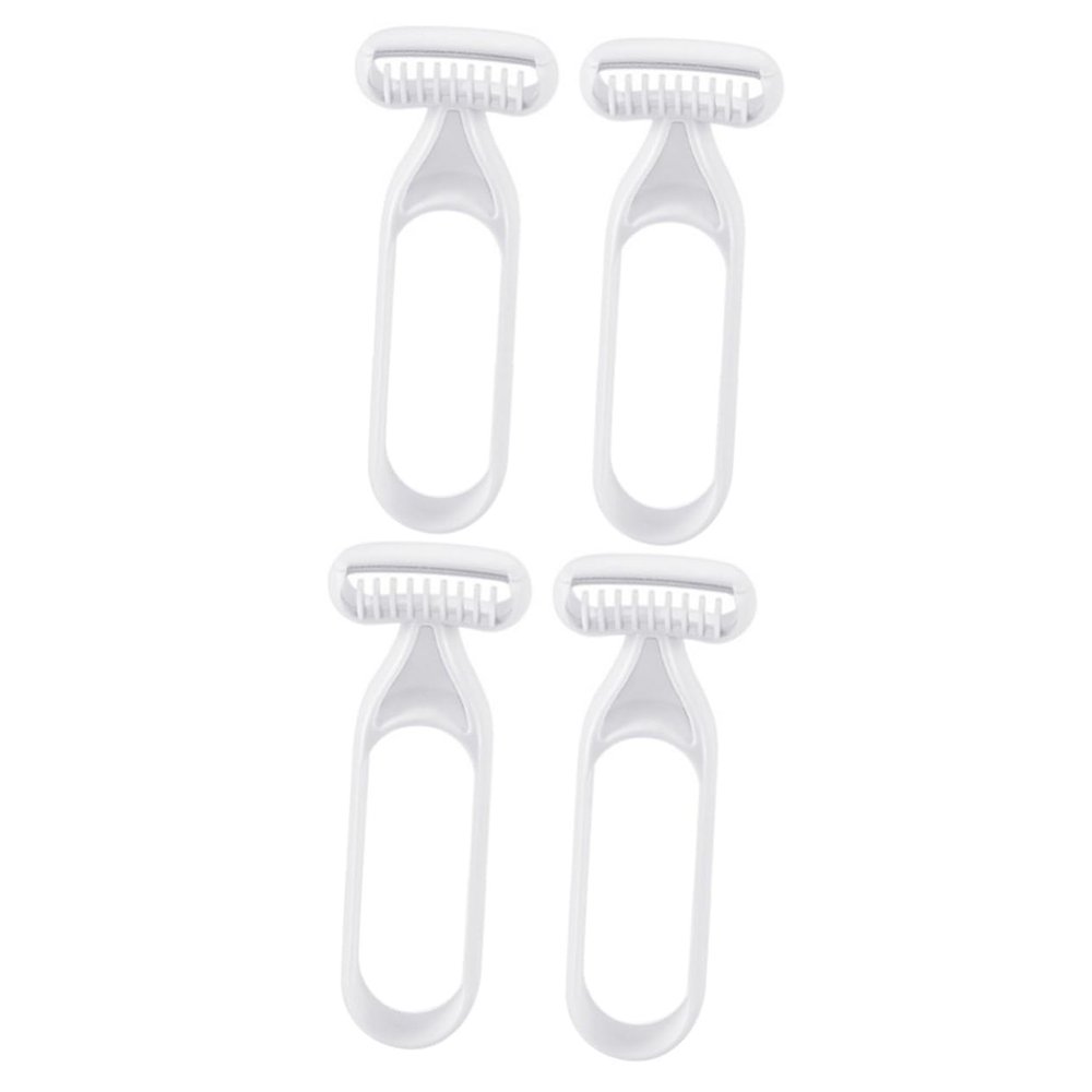 Mipcase 4pcs Women Hair Trimmer Body Hair and Armpit Razor for Legs Bikini Line Wet Shaving Travel