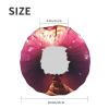 Dwrepo Shower Cap for Women Ice Cream Cone Print Shower Caps Double Layer Waterproof Bath Caps Reusable Elastic Bath Hair Cap for Ladies Spa Salon Bathing view 2