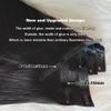 RHEANNA PU Clip In Hair Extensions Human Hair Burmese Straight Invisible Seamless Clip Ins For Black Women 100g 12inch view 2