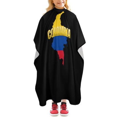 Colombia Flags Funny Barber Cape Professional Salon Hair Cutting Cape Hairdresser Apron for Men Women