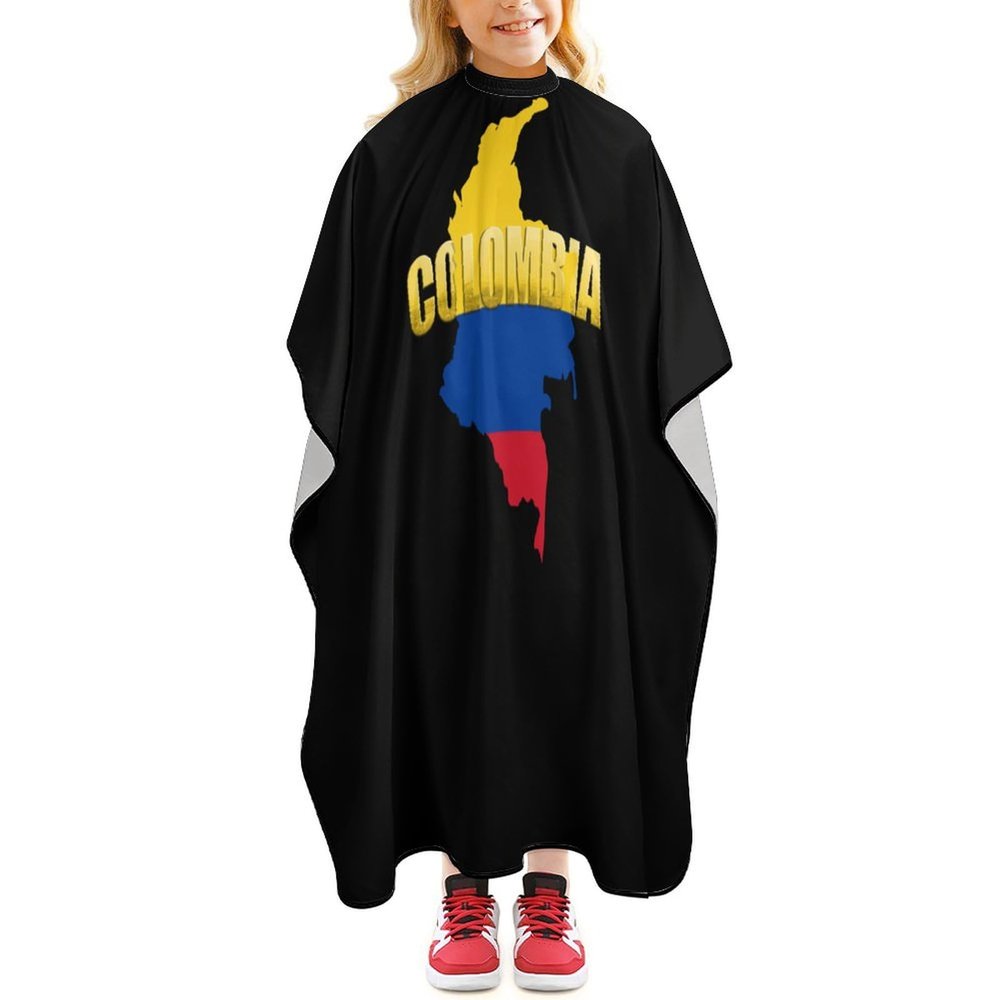 Colombia Flags Funny Barber Cape Professional Salon Hair Cutting Cape Hairdresser Apron for Men Women