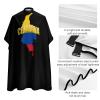 Colombia Flags Funny Barber Cape Professional Salon Hair Cutting Cape Hairdresser Apron for Men Women view 4