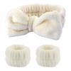 3PCS Spa Headband Wrist Towels Face Wash Wristbands Wristband Set Skin Care Headbands Face Washing Wristbands Makeup Headbands Set view 1