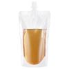 10pcs Self Supporting Nozzle Bag 250ml Suction Nozzle Bag Cosmetic Bag Makeup Bag Transparent Self Supporting Bag, Beverage Bag(#1) view 4