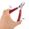 FOMIYES Nail Clipper Ergonomic Handle Stainless Steel Toenail Trimmer for Men Cuticle Remover Tool for Manicure Pedicure for Ingrown Nails and view 2