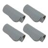 4Pcs Heat Straightener, Corrugated Design Heat Straightener Mat 4Pcs Soft Silicone Heat Straightener Pad for Hair Straighteners, Heat view 2