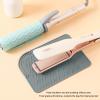 4Pcs Heat Straightener, Corrugated Design Heat Straightener Mat 4Pcs Soft Silicone Heat Straightener Pad for Hair Straighteners, Heat view 4