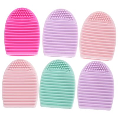 MERRYHAPY Egg Cleaning Brush Makeup Brush Mat Cleaner Scrubber for Beauty Cleaner