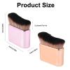 2pcs Self Tanning Brushes, Liquid Foundation for Self Tan Brush Applicator Body Makeup Brushes for Self Tanner Body Face (Rose Pink, Gold) view 2