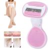 BRRNOO Women's - 4 Blades, Smooth and Flexible, with Travel Case - and Non-Slip Shaving Set for Women - Includes 4 Blade Refills for Travel Carry view 3