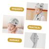 BIUDECO 1set Absorbent Hair Drying Cap Cute Cartoon Bath Towel for Women Fast Drying Hair Wraps Thick Coral Fleece Material Includes Cap view 4
