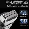 Electric Razor for Men Cordless, USB Charging Electric Foil Shaver with Beard Trimmer and LCD Display, Wet/Dry Mens Razors for Shaving for Home or Travel Use view 3