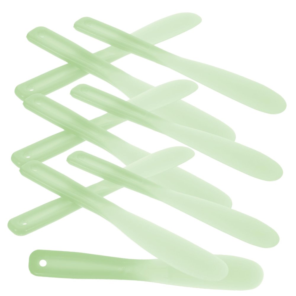 Mikinona 10pcs Silicone Makeup Spatula for Mixing Face Masks Durable and Easy to Clean Cosmetic Stirring Tool Versatile Application for Beauty