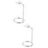 DOITOOL 2pcs Double Safety and Brush Stand Heavy Shaving Rack for Air Drying Shave Brushes and Fits Models Random Pattern Design view 1