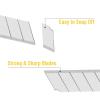 Bates- Snap Off Blades, 100 pcs, 9mm, 60 Degree, Stainless Steel Razor Blades view 3