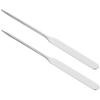 minkissy 8pcs Stainless Steel Makeup Spatula and Mixing Tool for Cosmetic Applications Foundation Mixing Spatula for Skincare Nail Art and Lipstick Blending view 4