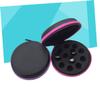 4 pcs 12 Carry Holder Bag Empty/ml Grids for Color Oil Case Round Storage Essential Random, As Shown, 10.00X10.00X4.50CM view 3