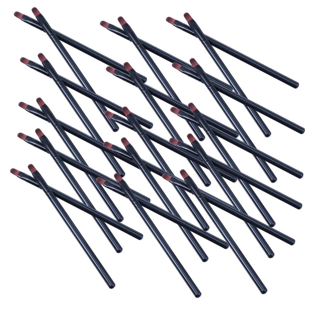 Mikinona 50pcs Portable Lip Brush Lightweight Makeup Tool Ergonomic Handle for Lip Gloss Applicator for Daily Use and Professional Beauty Salons